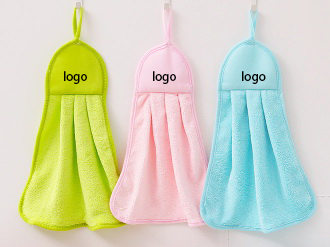 超柔吸水珊瑚絨擦手巾-logo客製化訂作