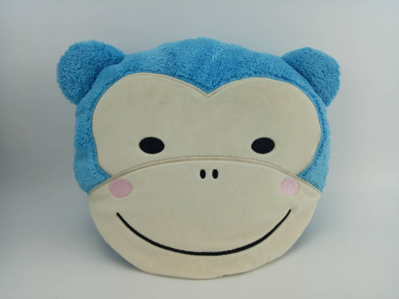 藍色猴子帽子毯