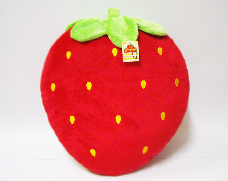紅色草莓抱枕-客製化訂作